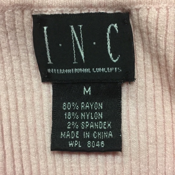 INC Ribbed Pink Ruffle Tank Top - Picture 8 of 8